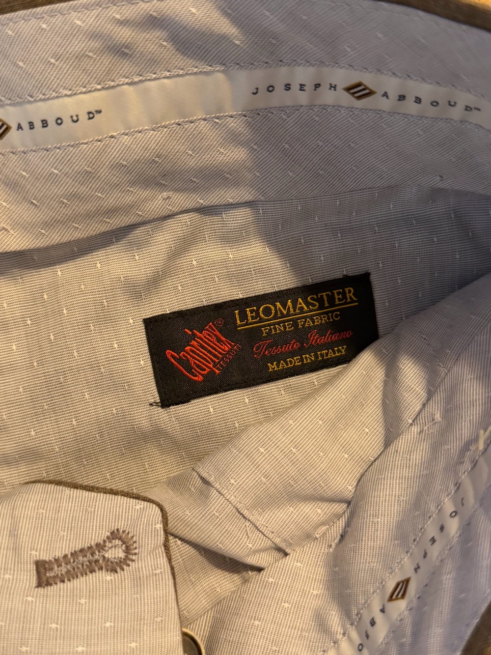 Joseph Abboud Tan Linen Trousers - Picture 4 of 9